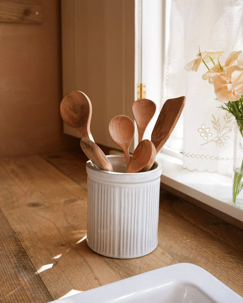 Acacia Wood Traditional Mixing Spoon