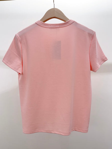 Blush Basic T Shirt By Lili and Lala