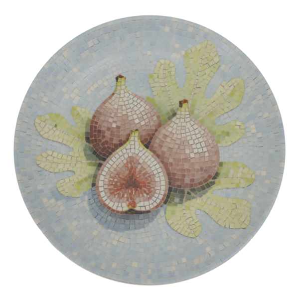 Fig Leaves Mosaic Decorative Platter