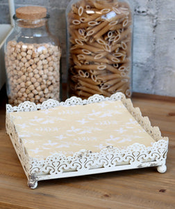 Decorated Edge Napkin Holder