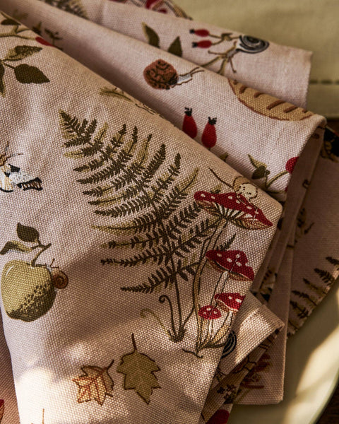 Autumn Forage Napkins by Sophie Allport