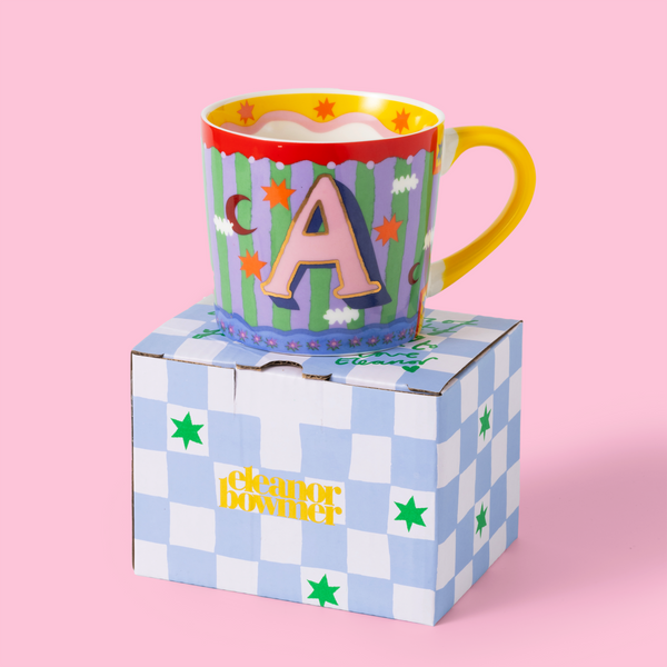 Alphabet Mugs by Eleanor Bowmer