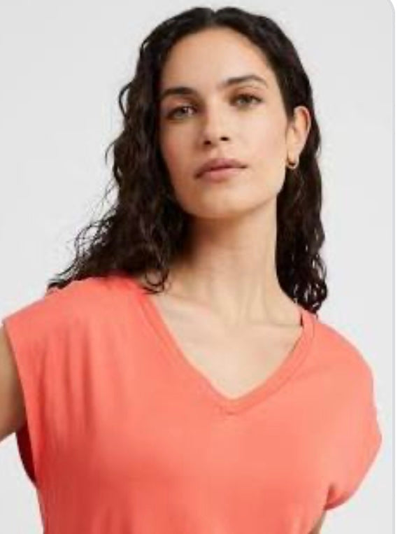 Hot Coral Tee by Great Plains