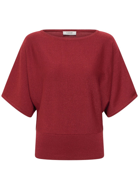 Red Batwing Jumper By B Young