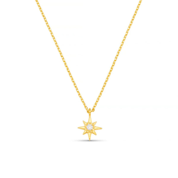 Gold Starburst Necklace Gift Box by Orelia