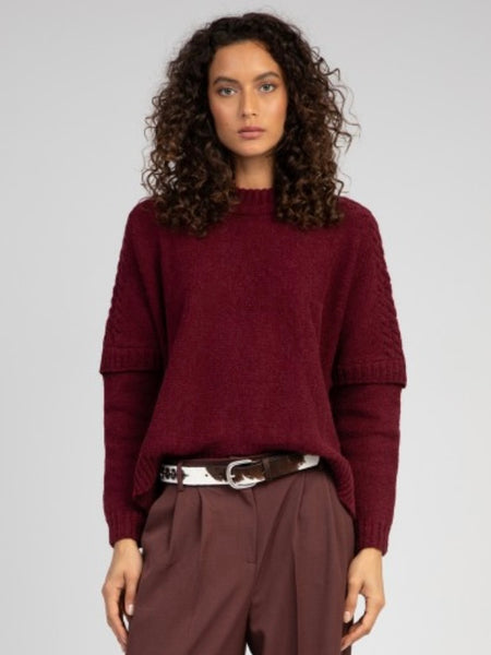 Burgundy Knit by An’ge