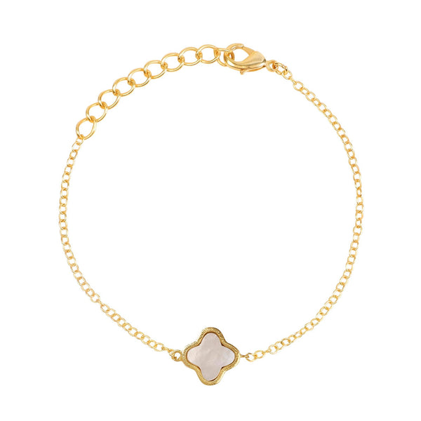 Clover Bracelet Mother of Pearl