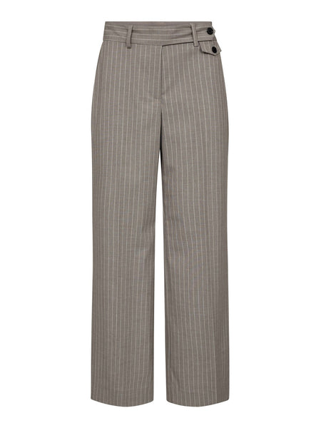 Mink Pinstriped Trousers by Co Couture