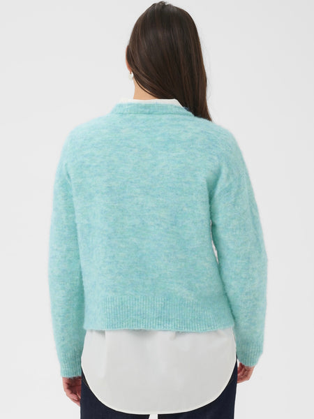 Aqua Blue Knit Jumper By Saint Tropez
