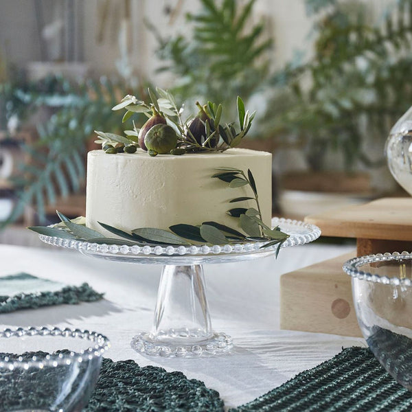 Glass Bobble Cake Stand by Cote de Table