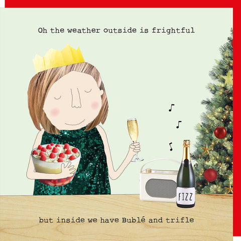 Trifle Christmas Card By Rosie Made A Thing