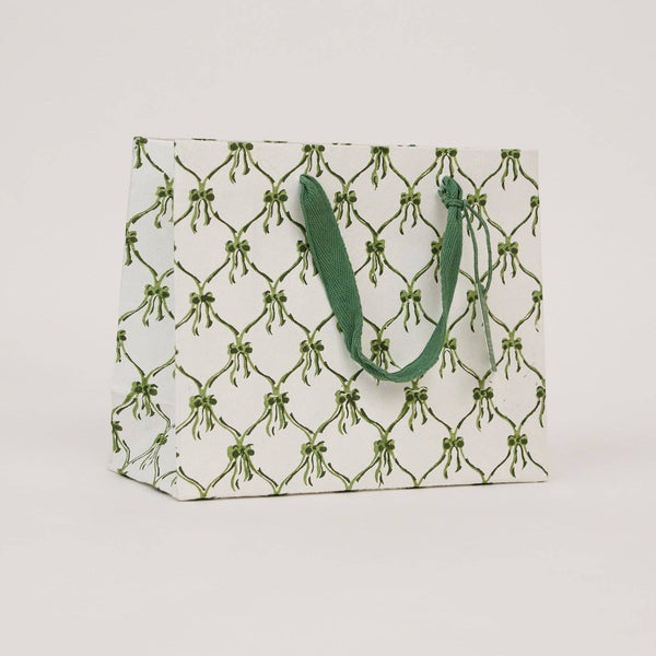 Medium- Green Block Print Bags