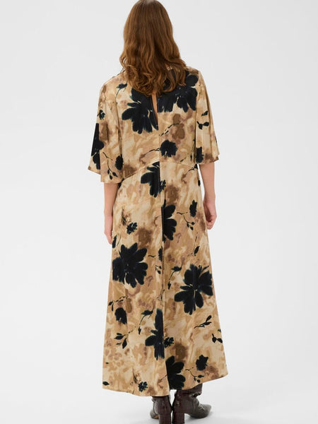 Water Print Caramel Dress By Soaked
