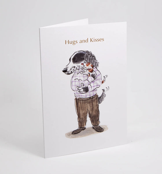 'Hugs And Kisses Dogs' Card by Lagom
