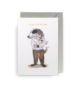 'Hugs And Kisses Dogs' Card by Lagom