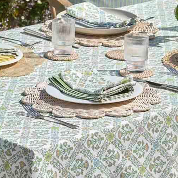 Trellis Print Tablecloth 130x180cm
