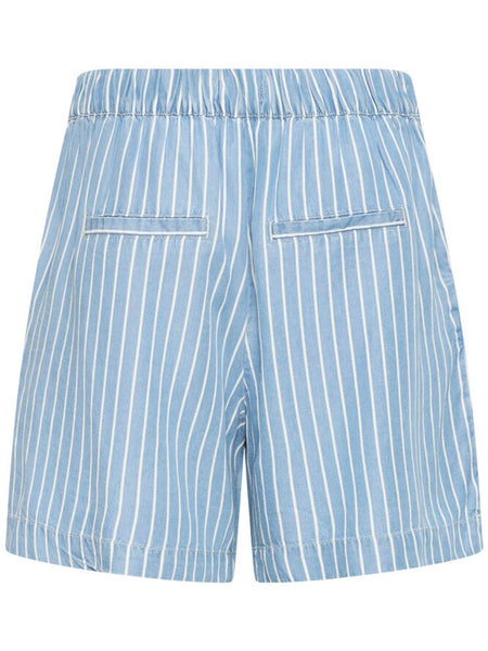 Light Blue Striped Shorts by B Young