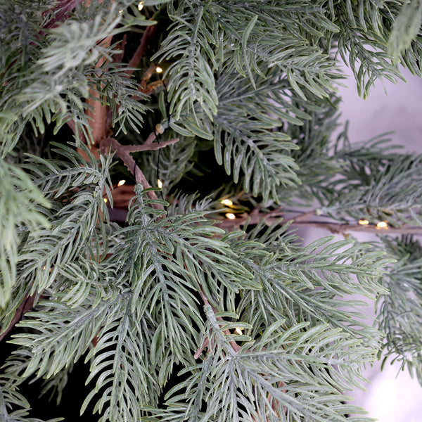 Pine Christmas Tree With Basket & 80 LED Lights large