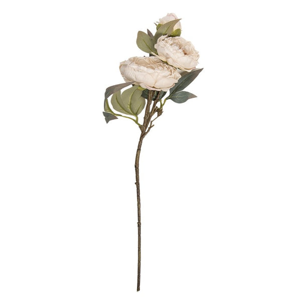 Artificial Soft White Peony