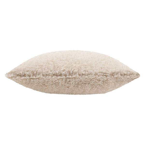 Ecru Olann Faux Shearling Cushion