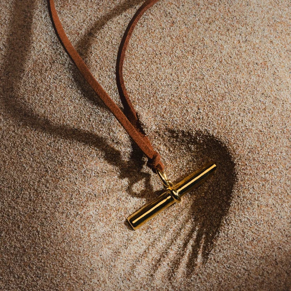 T-Bar Adjustable Cord Necklace by Orelia