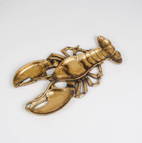 Gold Lobster Tray Objet