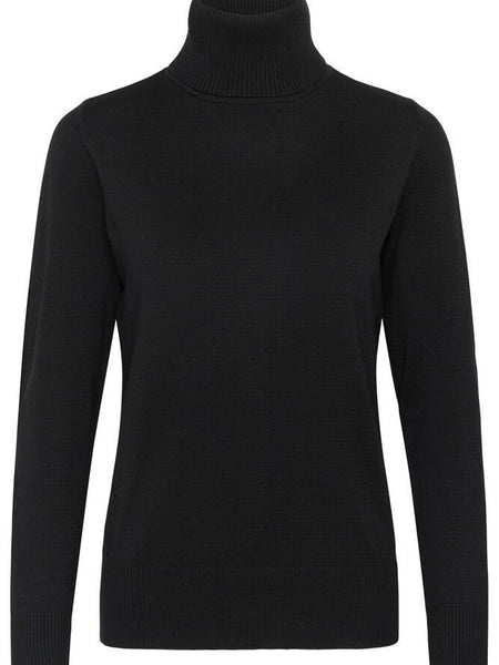 Black Polo Jumper By Saint Tropez