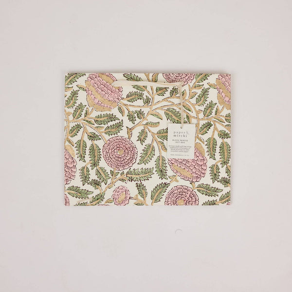 Pink Block Printed Gift Bags (Medium)