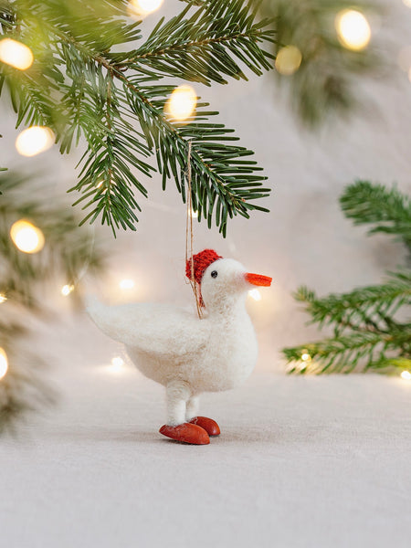 Goose Felt Hanging Christmas Decoration