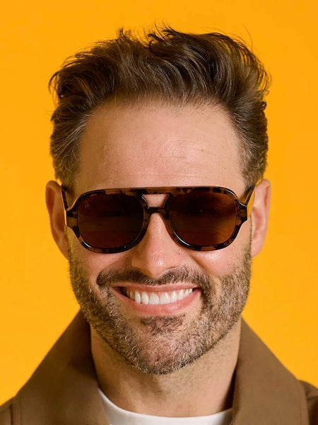 Polarised ‘McQUEEN’ Tortoiseshell Sunglasses By GoodLookers