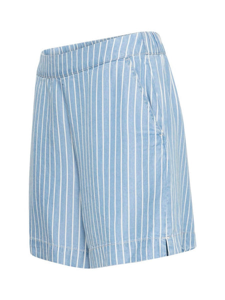 Light Blue Striped Shorts by B Young