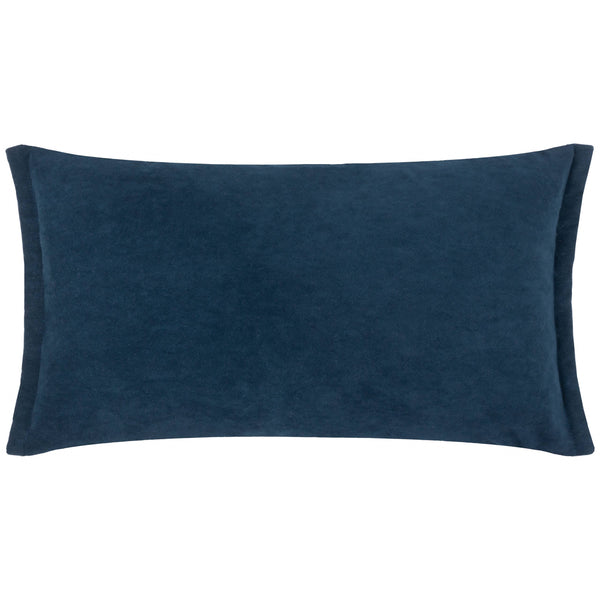 Indigo Merton Rectangular Velvet Cushion