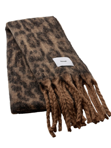 Leopard Print Scarf by Numph