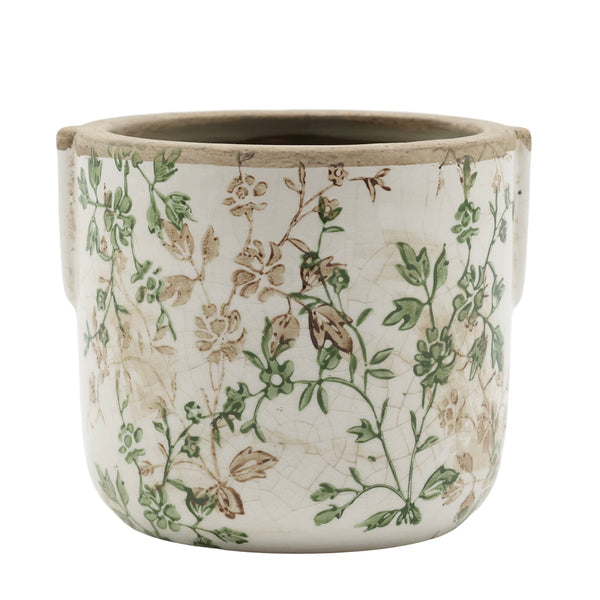 Vintage Style Green Planter by Chic Antique
