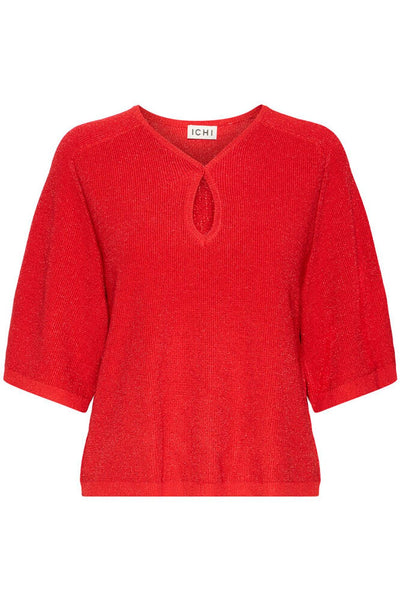 Red Sparkle Knit By ICHI