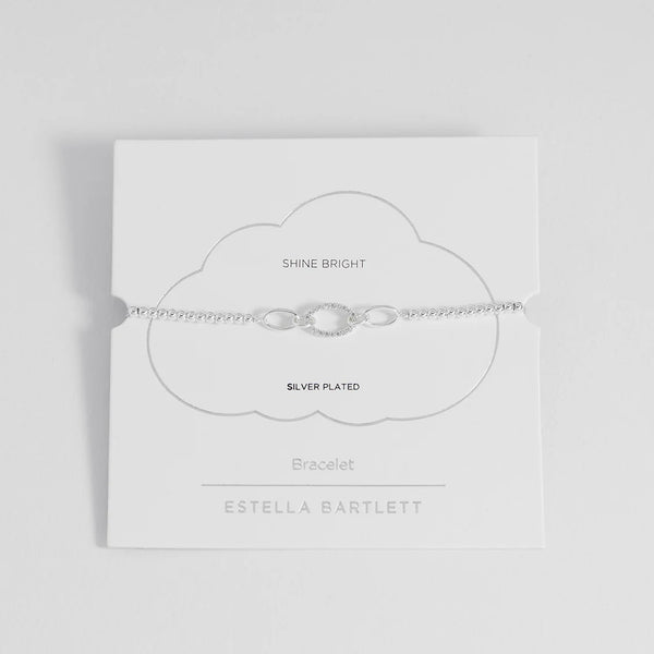 Silver Plated Link Bracelet by Estella Bartlett