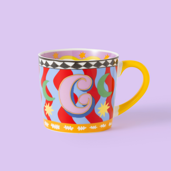 Alphabet Mugs by Eleanor Bowmer