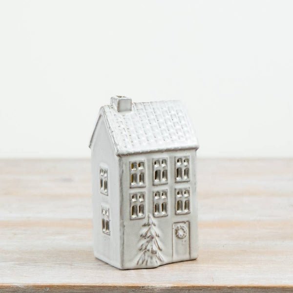 Large Ceramic LED Christmas House 20cm