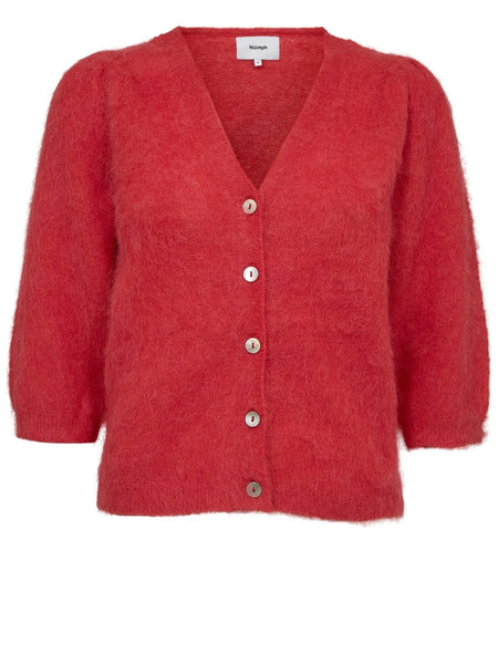 Red Soft Cardigan By Nümph