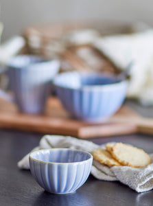 Small Light Blue Stoneware Bowl