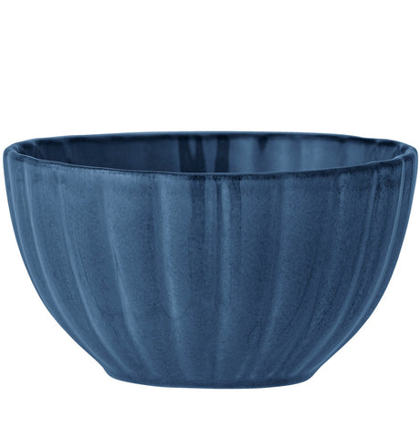 Dark Blue Stoneware Bowl