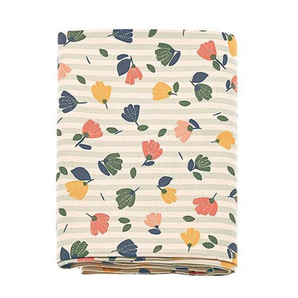 Multi Tulip Stripe Tablecloth 130x180cm