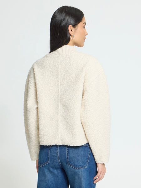 Ecru Shearling Jumper by Ichi