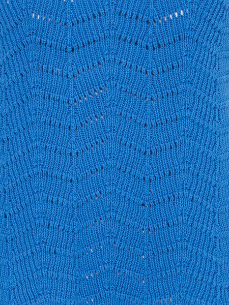 Blue Open Knitted Tank by B Young