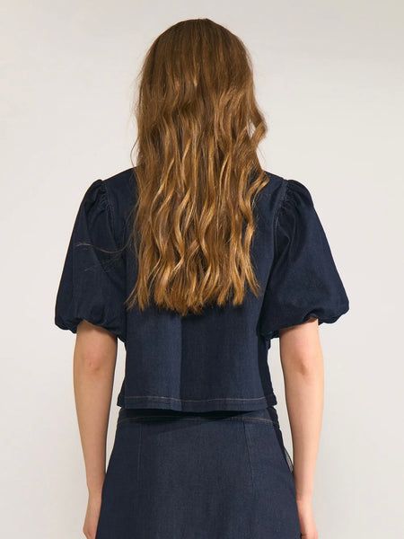 Denim Short Sleeve Jacket by Nümph