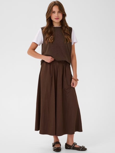 Chocolate Sleeveless Top by Saint Tropez