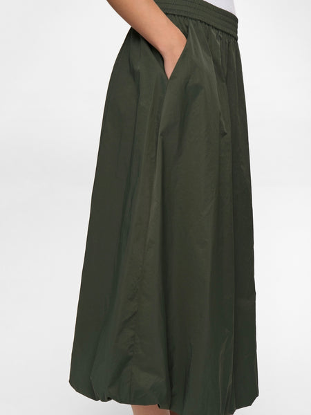Khaki Balloon Skirt By Nümph
