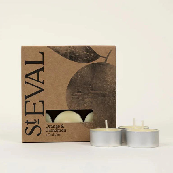 Christmas Orange & Cinnamon Tealights by St Eval
