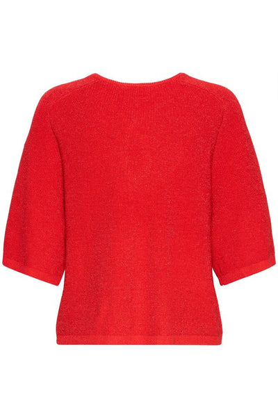 Red Sparkle Knit By ICHI