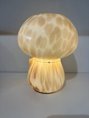 Sparkly champagne Mushroom Table Lamp